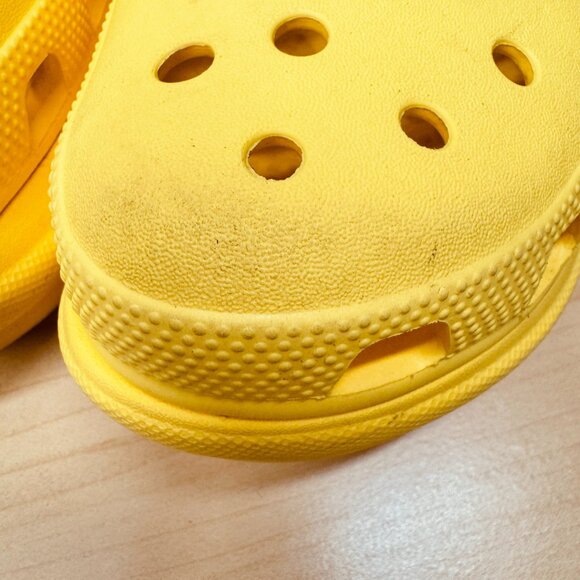 Crocs Classic Bae Platform Clogs, Women's Size 8, Slip-On Comfort Yellow Gold - Picture 10 of 10